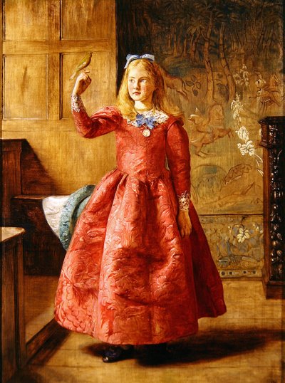 Ragazza con il fanello, 1865 da James Archer